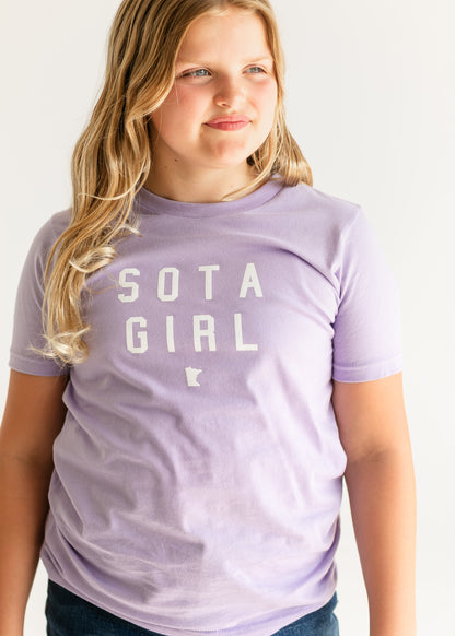 Youth Purple Sota Girl T-shirt