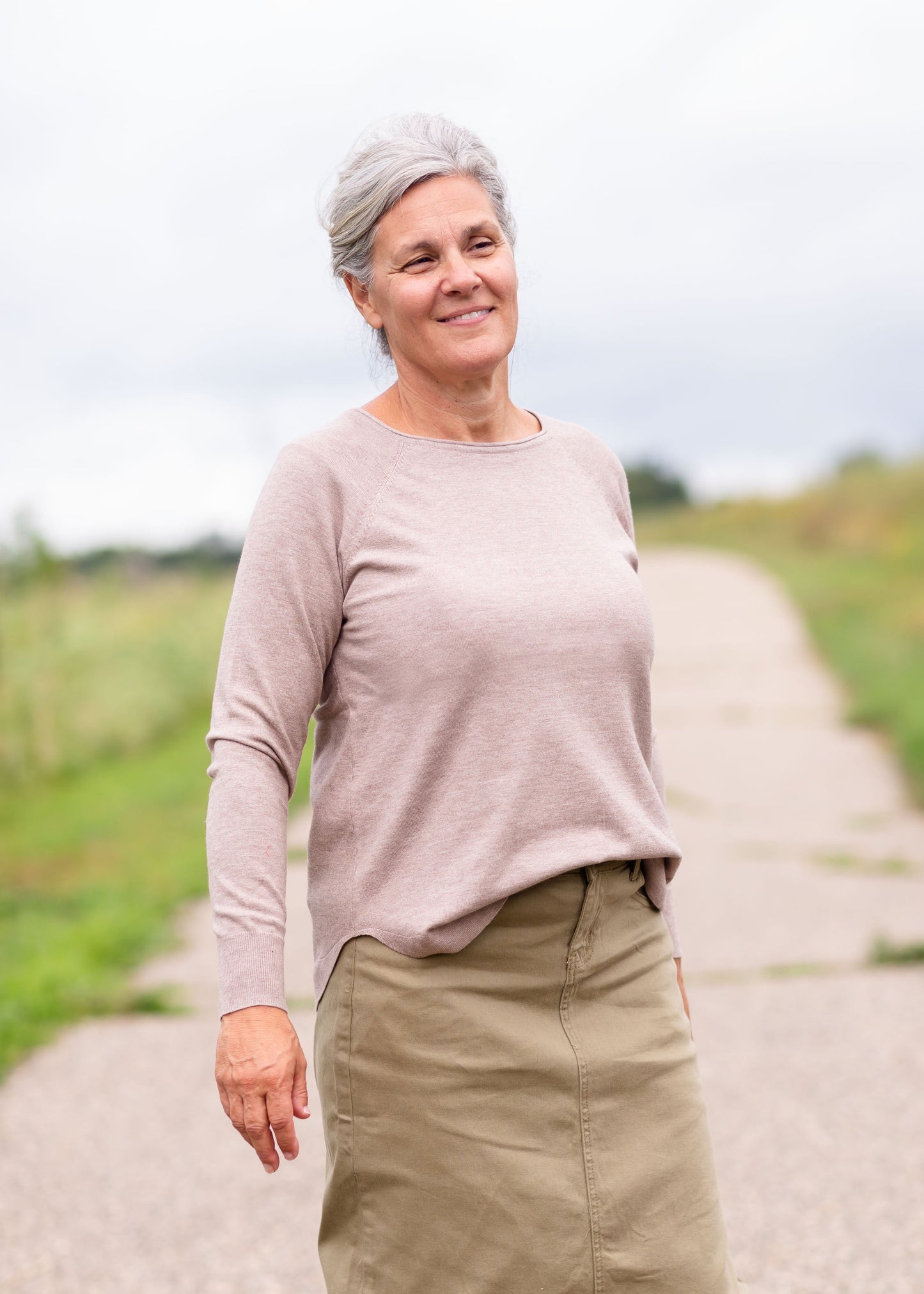 Basic Boat Neck Pullover Sweater Tops