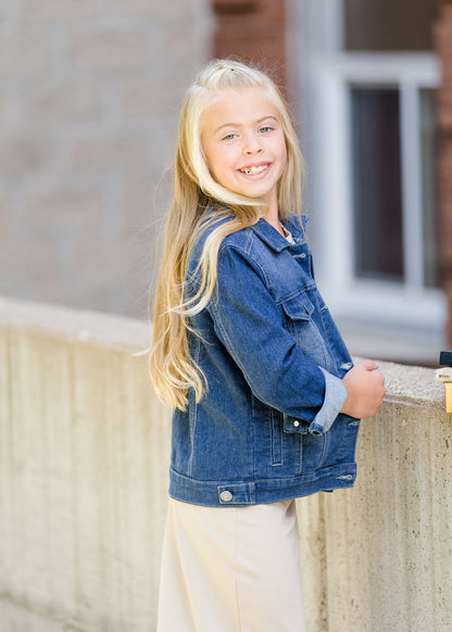 girls classic jean jacket