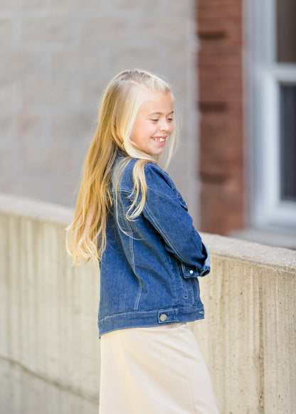 girls classic jean jacket