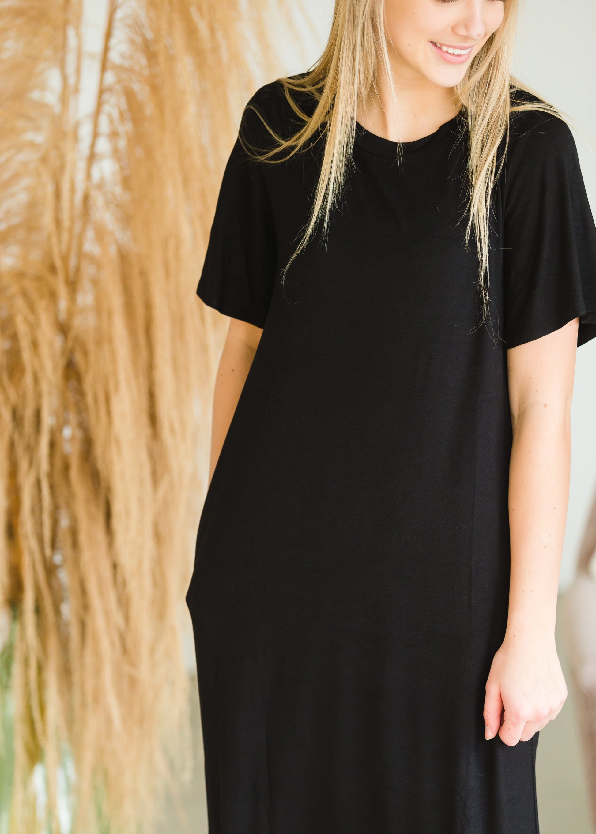 Black Bell Sleeve Maxi Dress - FINAL SALE Dresses