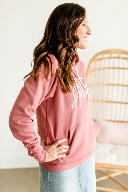 Blush Sota Hooded Sweatshirt - FINAL SALE Tops