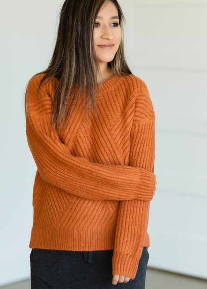 Bonnie Toffee Woven Sweater - FINAL SALE Tops