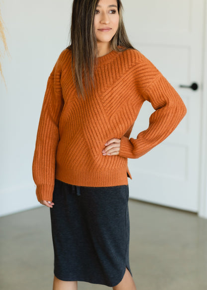 Bonnie Toffee Woven Sweater - FINAL SALE Tops