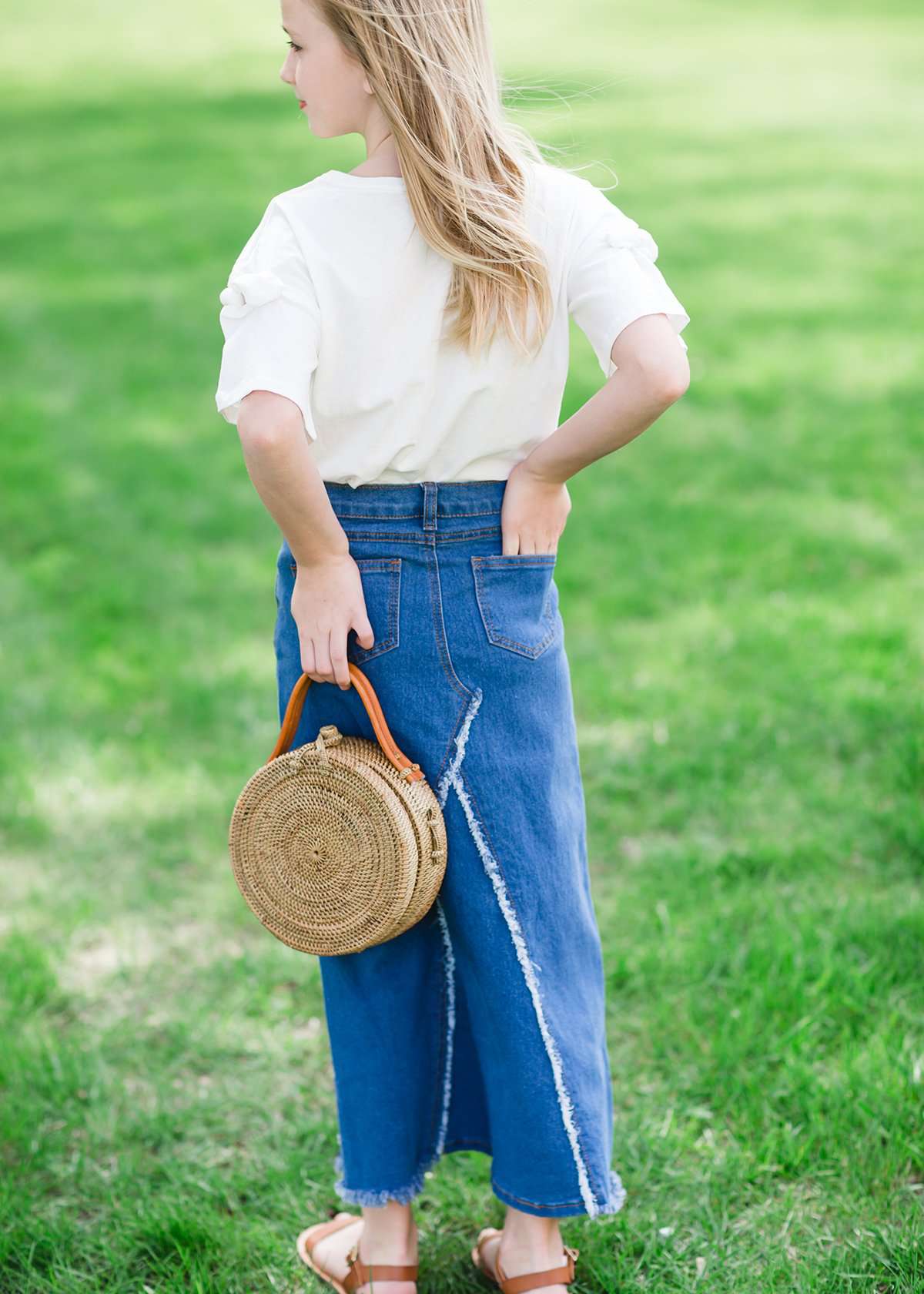 tie bow detail short sleeve tee