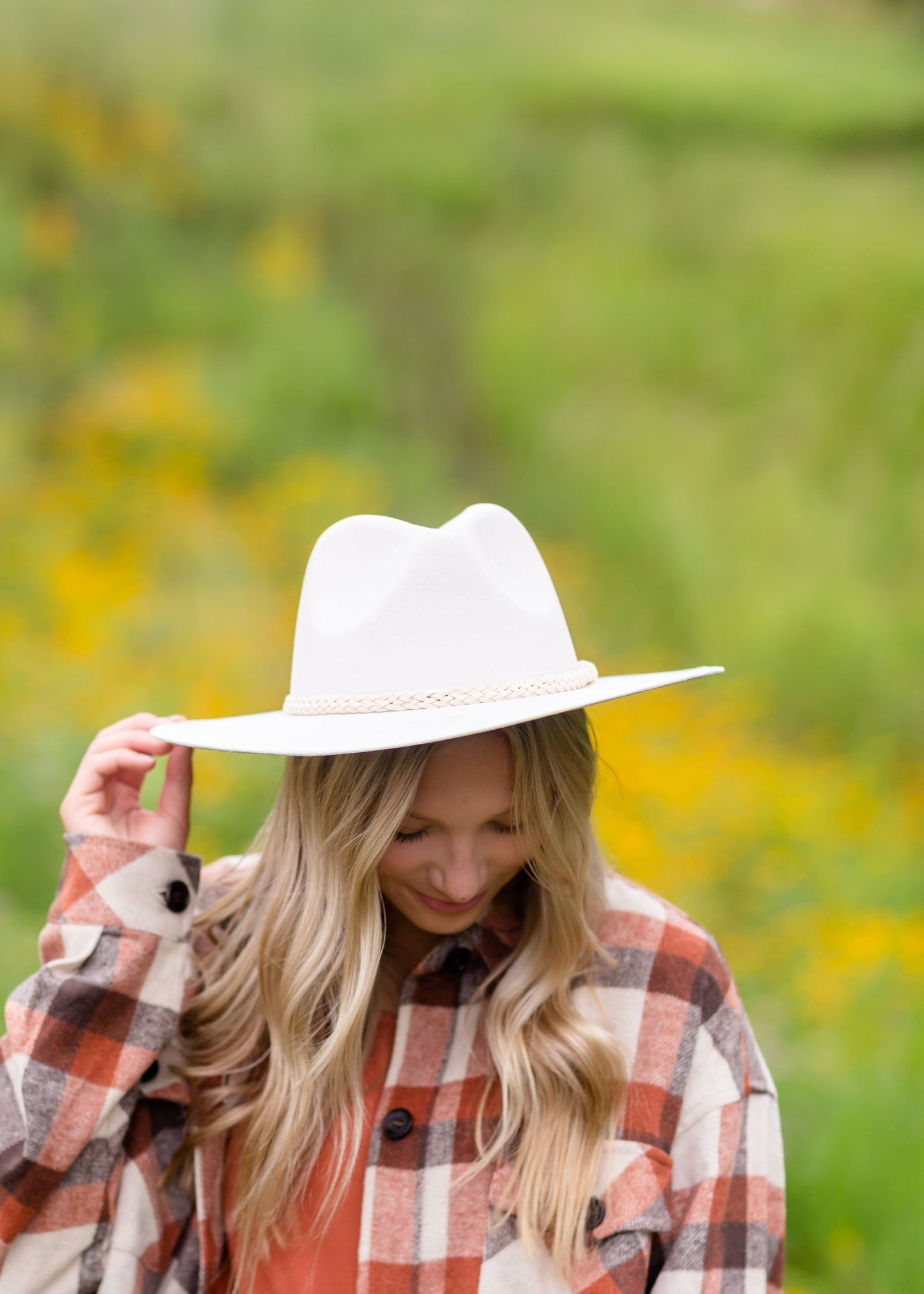 Braided Ivory Hat Accessories