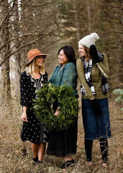 Buffalo Plaid Hooded Vest - FINAL SALE Tops