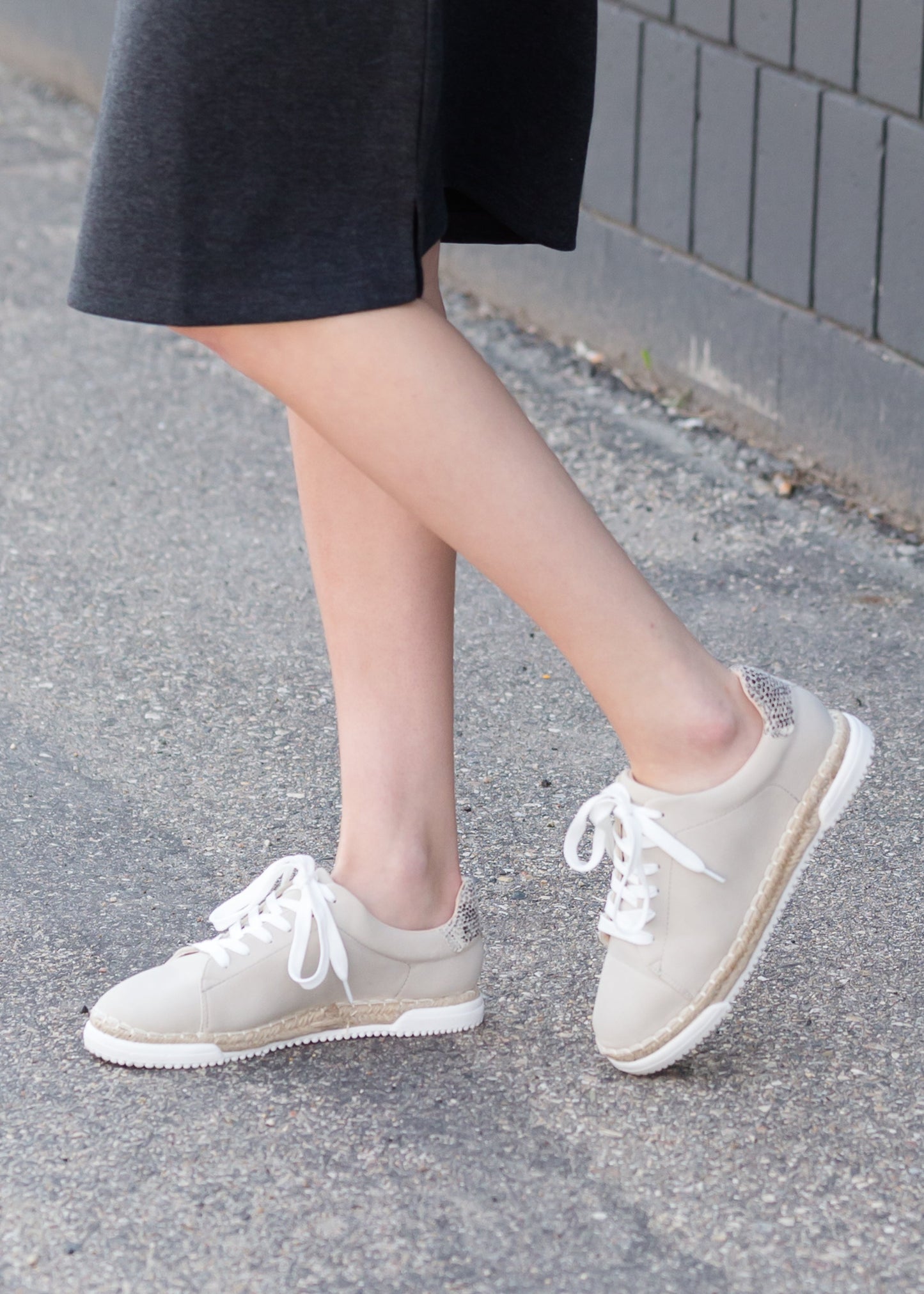 Casual Lace Up Detail Sneakers - FINAL SALE Shoes