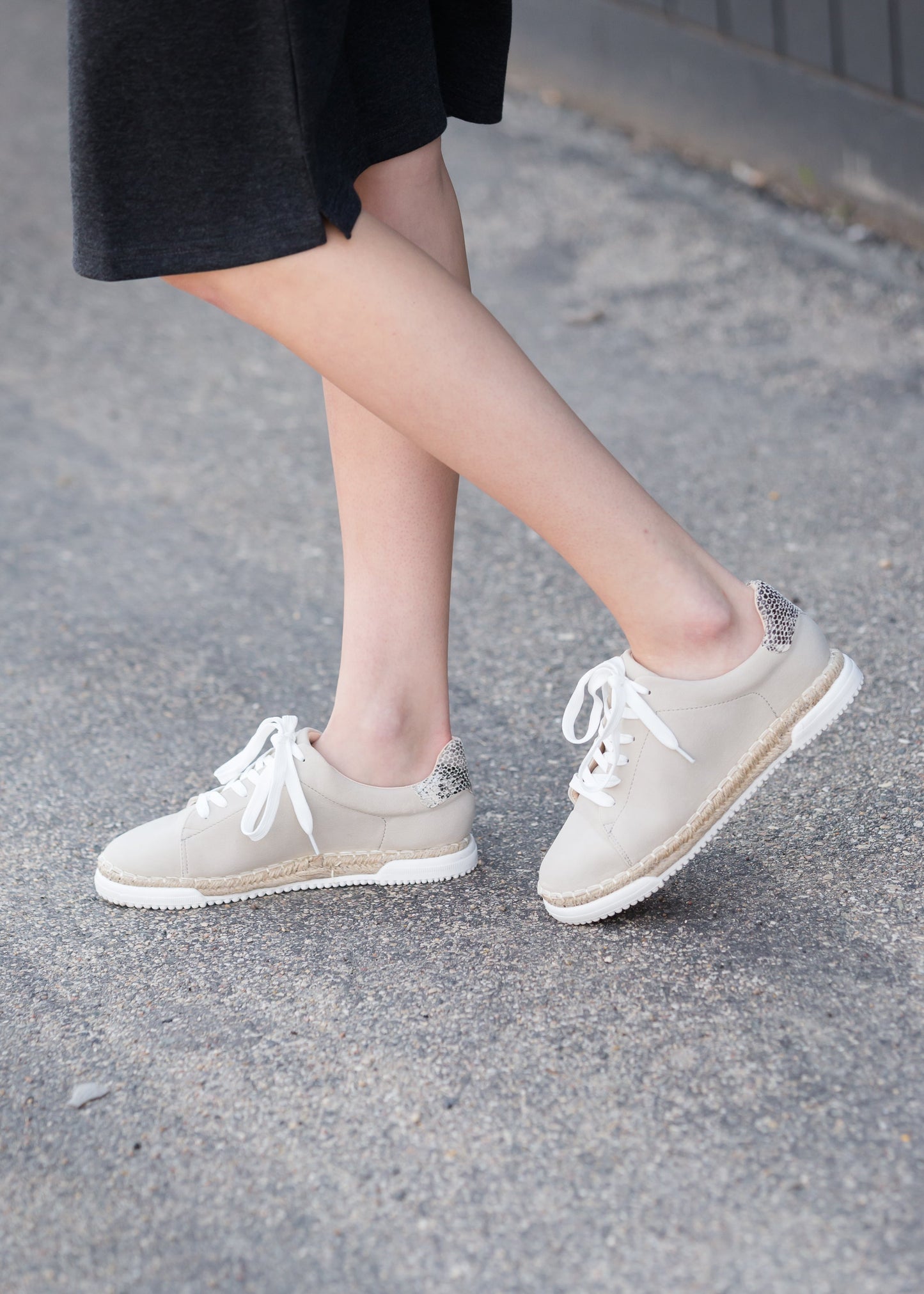 Casual Lace Up Detail Sneakers - FINAL SALE Shoes