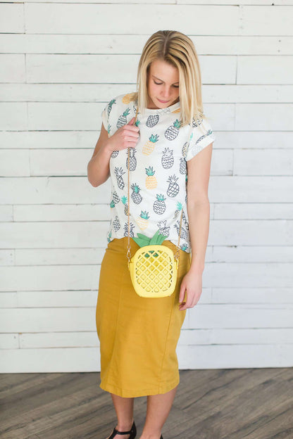 Chic Pineapple Crossbody Accessories