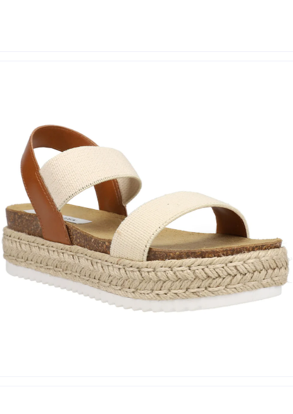 Cross Over Wedge Sandal Shoes Steve Madden