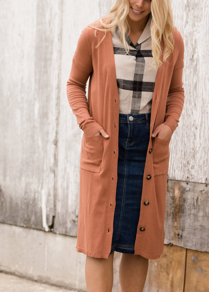 Double Pocket Open Front Cardigan - FINAL SALE Layering Essentials