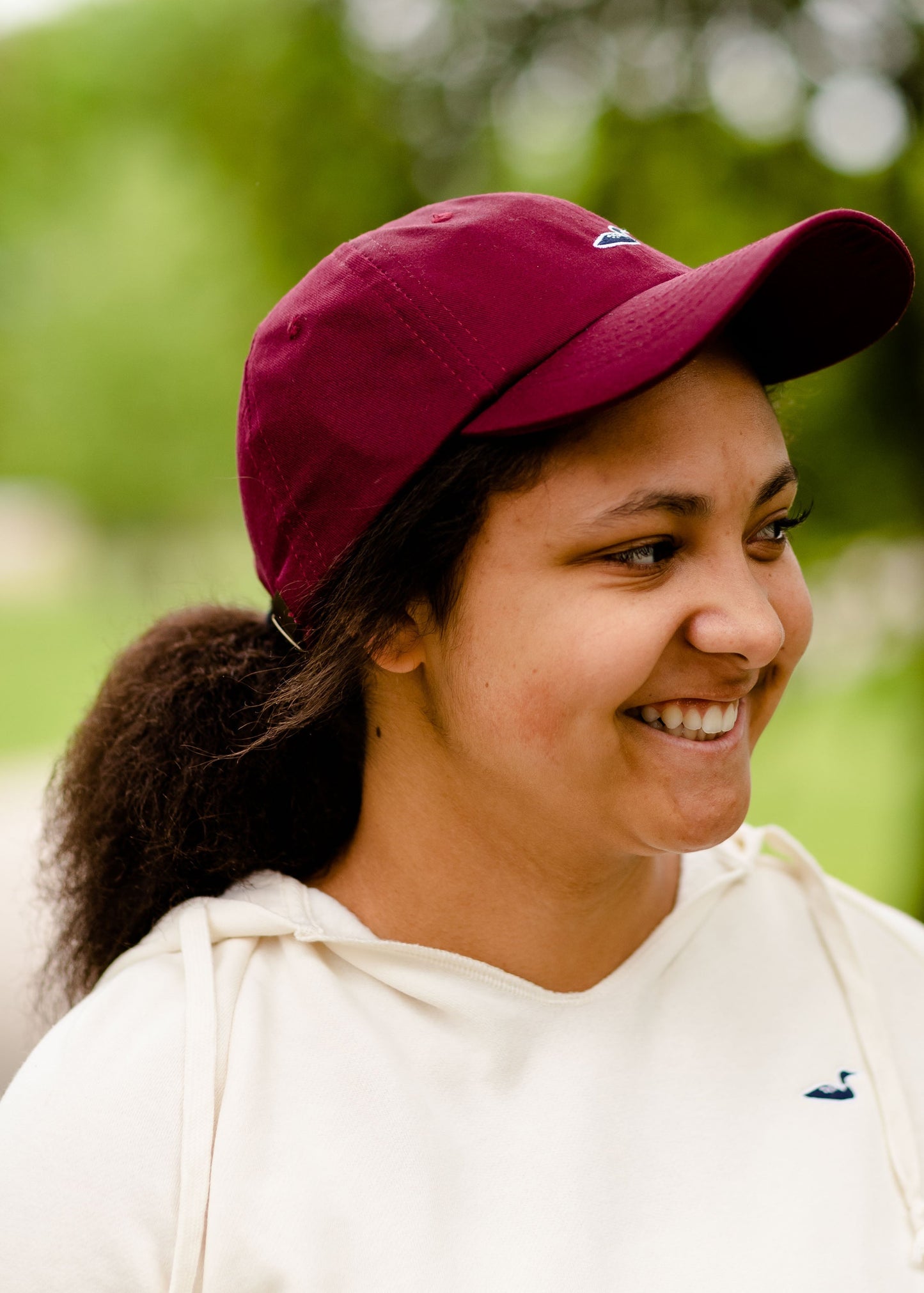 Embroidered Loon Ballcap Hat Accessories