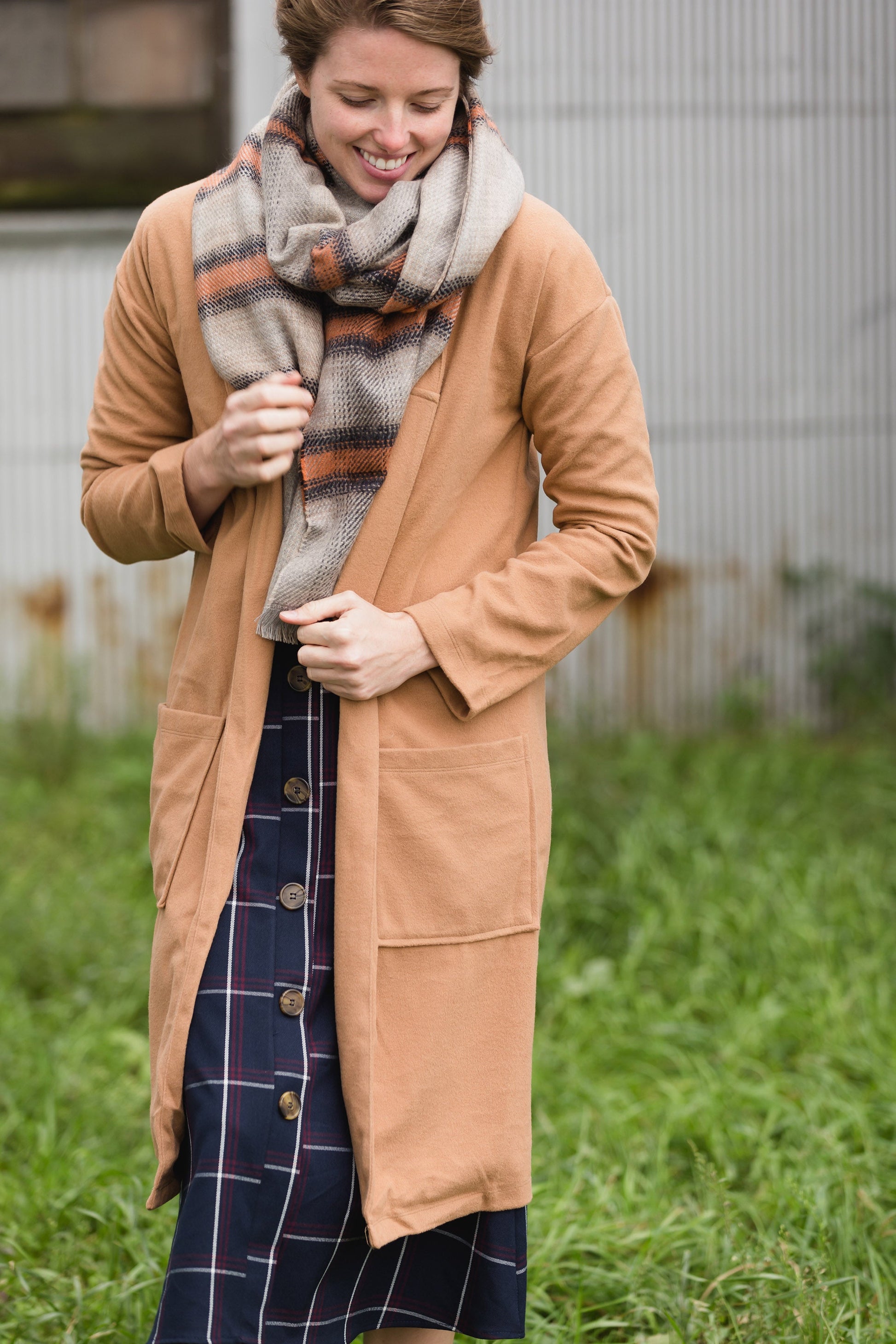 Felt Long Dress Coat - FINAL SALE Layering Essentials