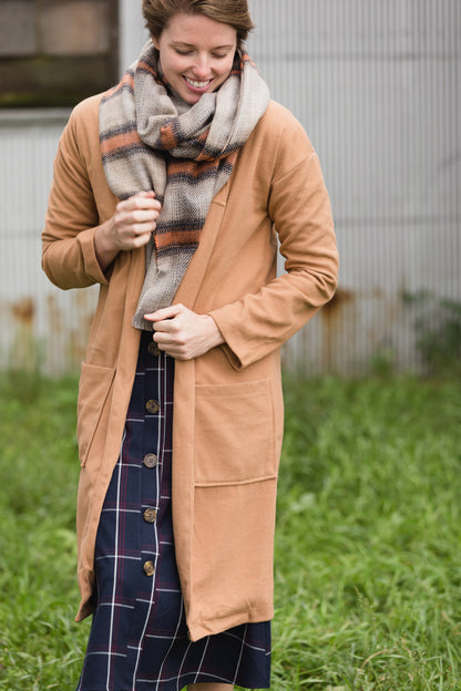 Felt Long Dress Coat - FINAL SALE Layering Essentials