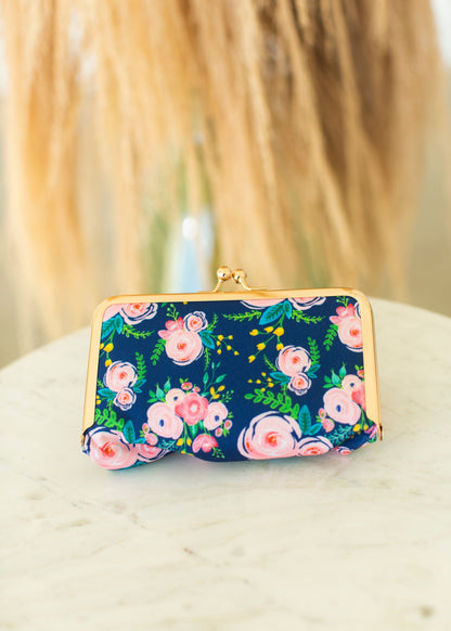 Floral Snap Shut Pill Case Accessories