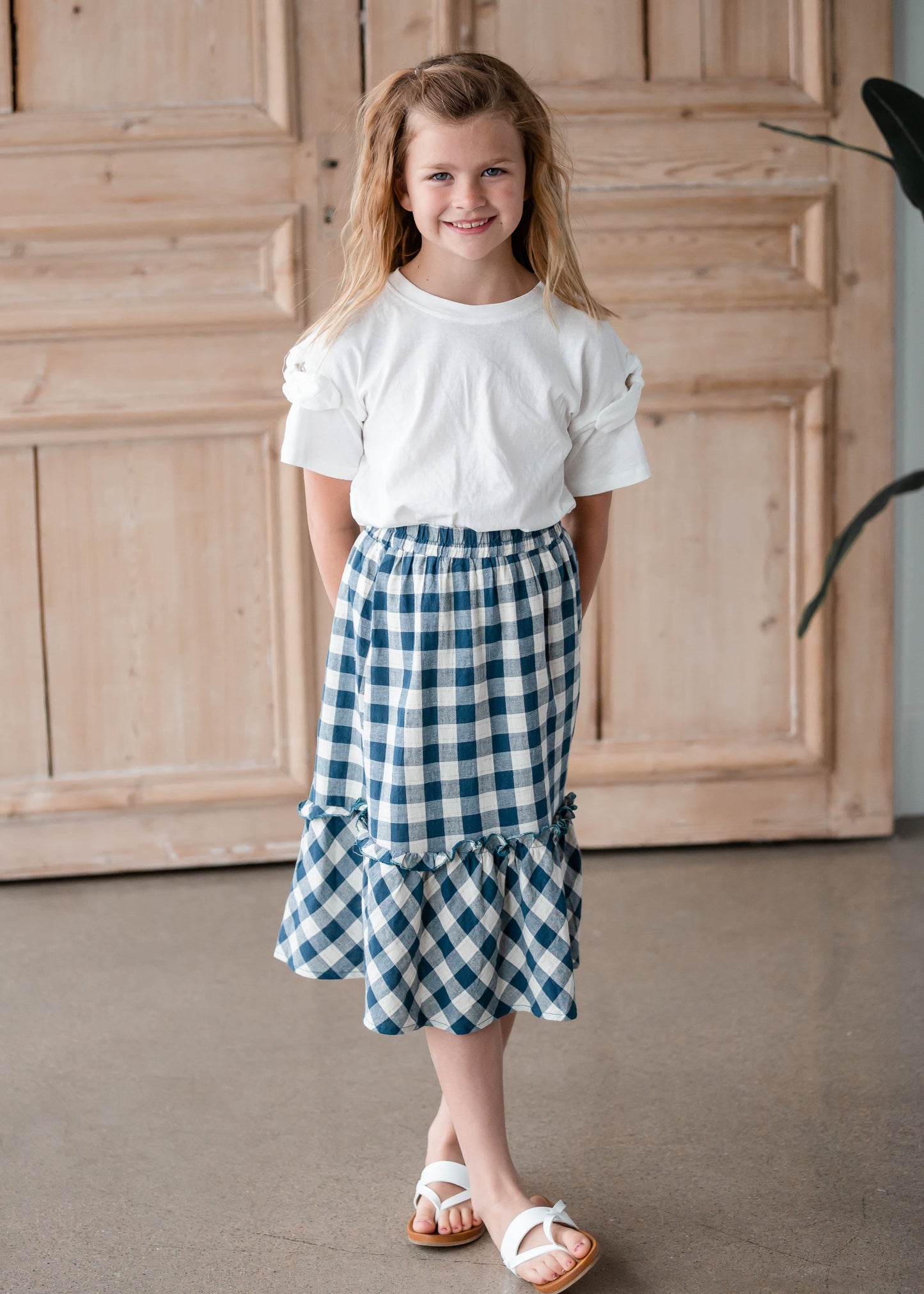 Girls Bow Sleeve Top Girls Hayden