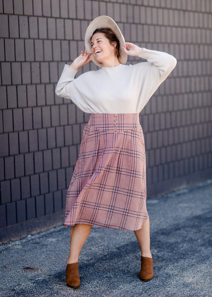 Gray Ribbed Dolman Sleeve Sweater Tops Tea & Rose