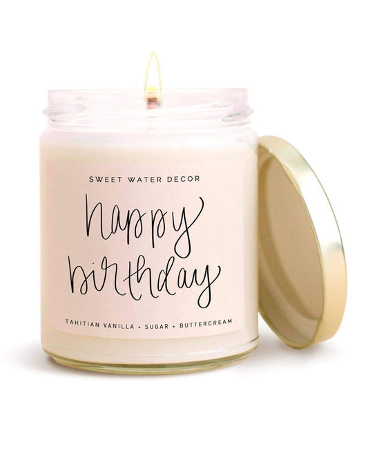 Happy Birthday Soy Candle Home & Lifestyle