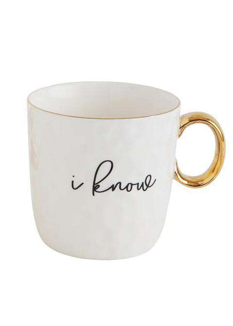 I love you, I know stoneware wedding gift