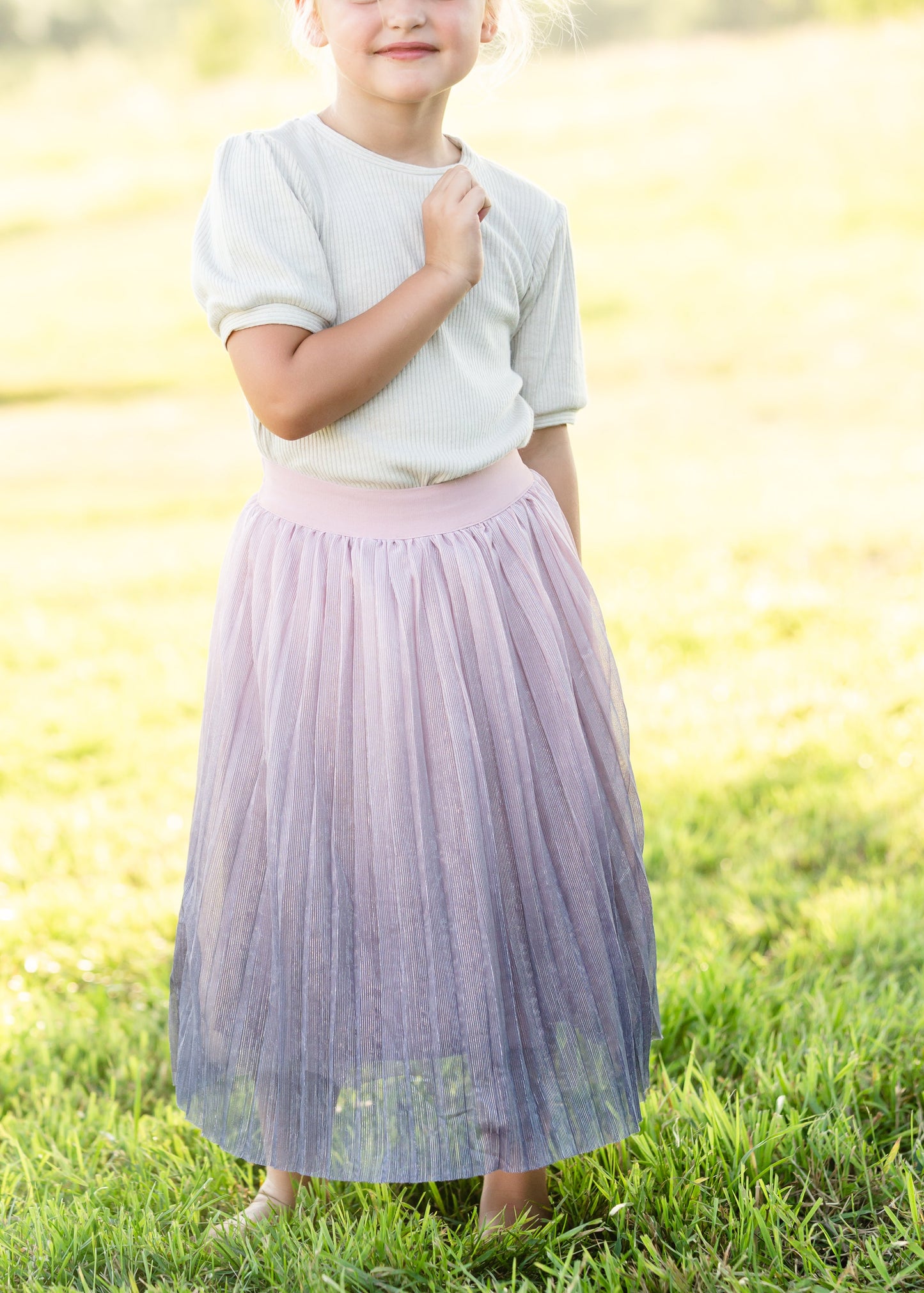 Ivory Ribbed Puff Sleeve Tee - FINAL SALE Tops