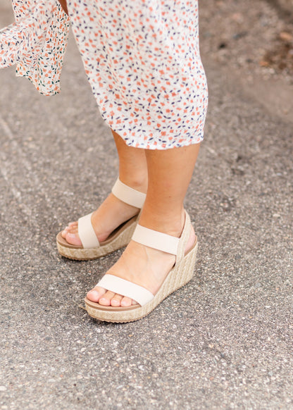 Kalyn Natural Wedge Sandal Shoes