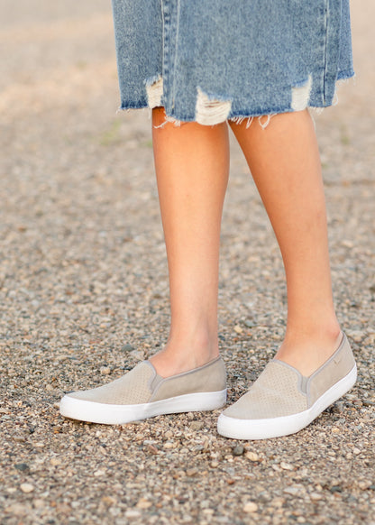 Keds Gray Suede Deck Shoes - FINAL SALE Shoes