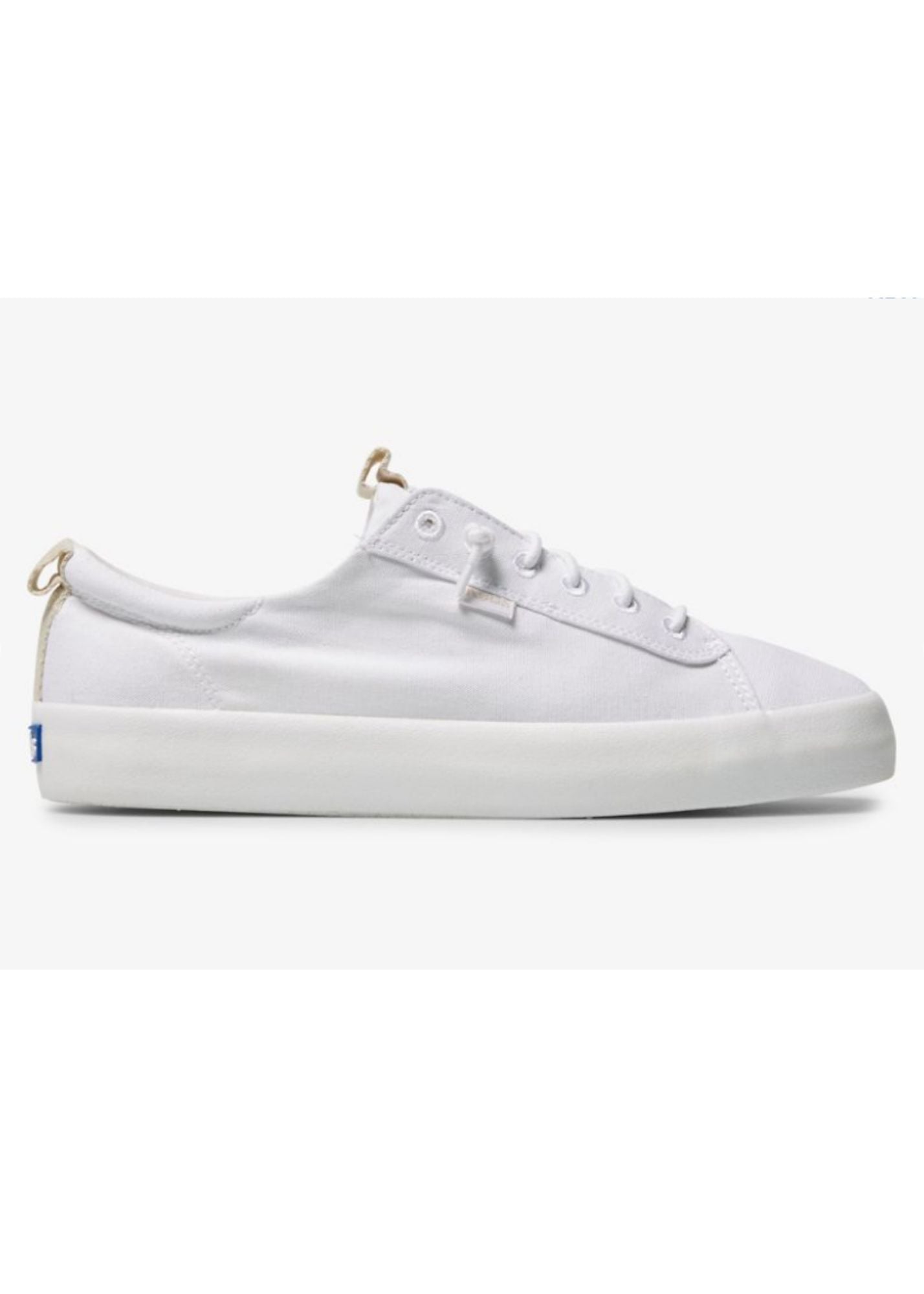 Keds® Kickback White Canvas Sneaker Shoes