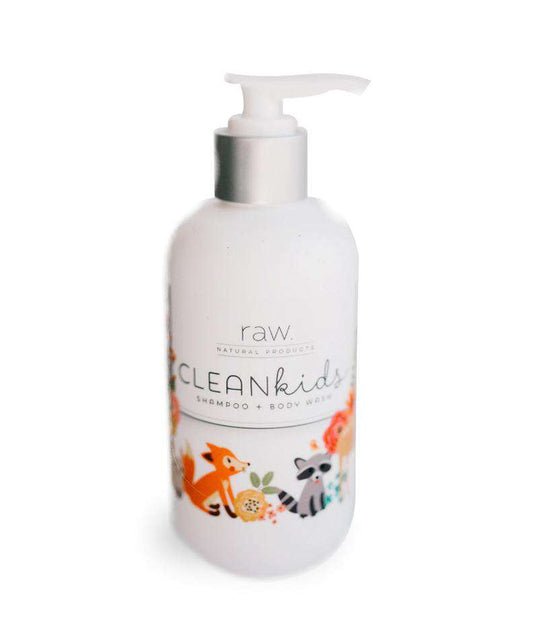 RAW all natural kids bath and body tear free shampoo