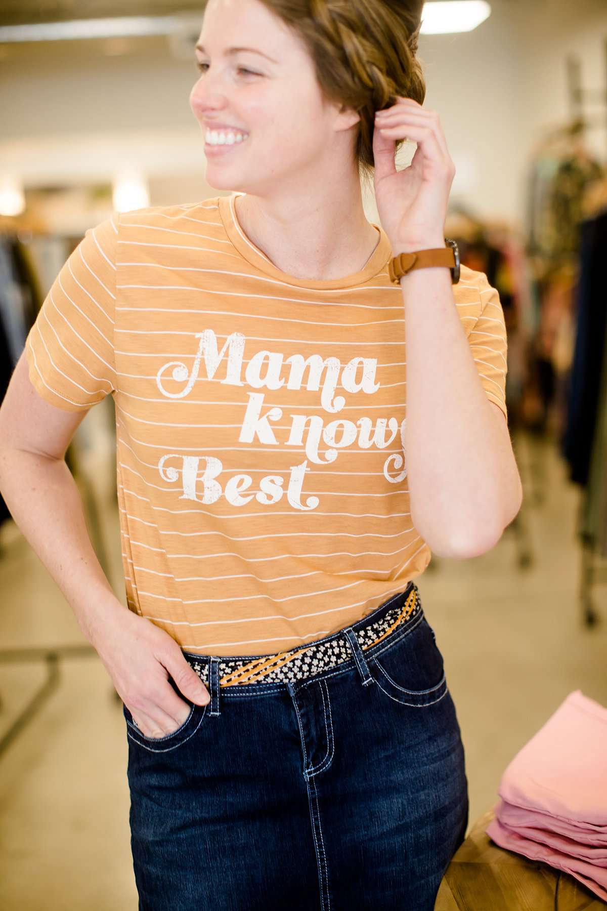 Mama Knows Best Graphic Tee - FINAL SALE Tops