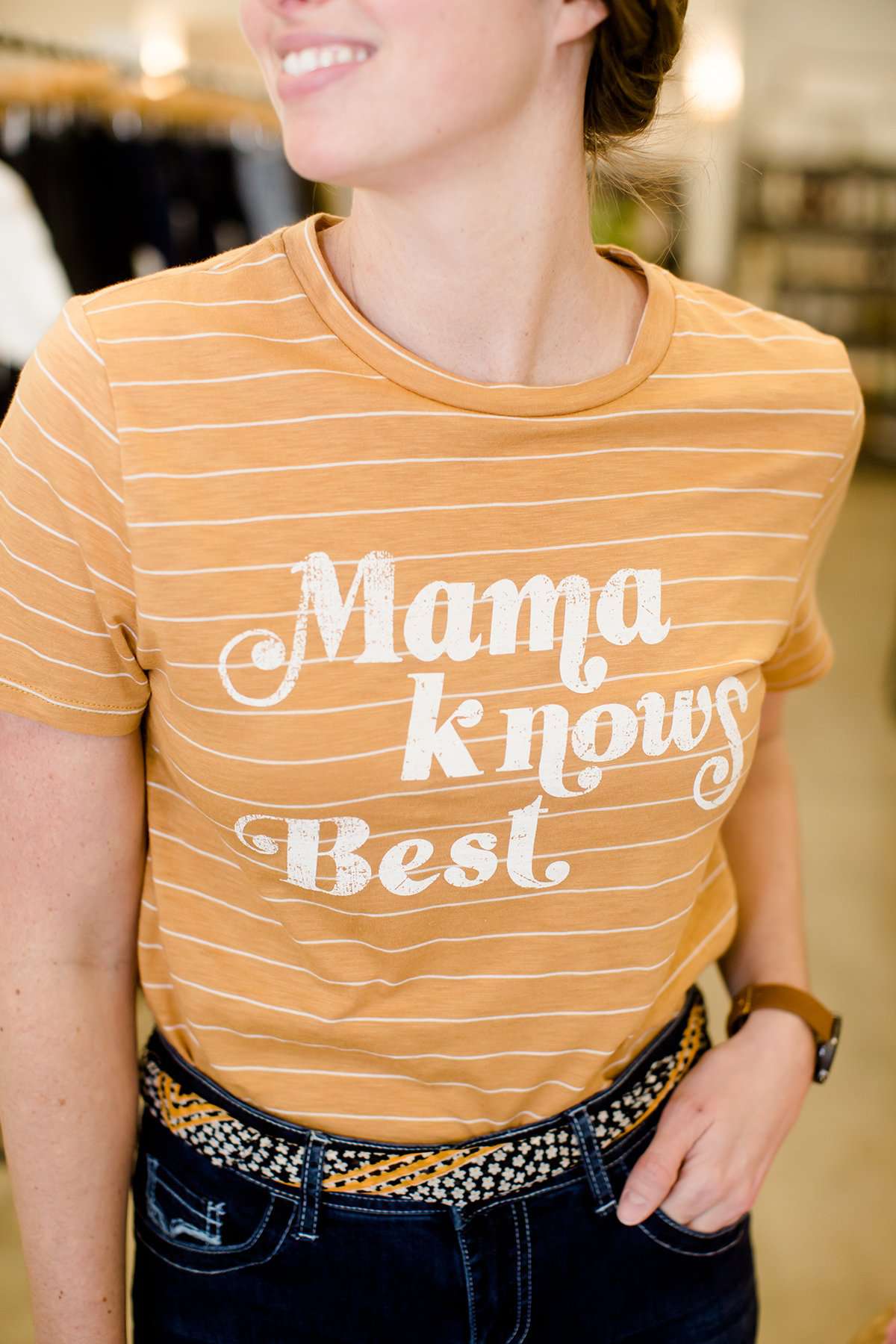 Mama Knows Best Graphic Tee - FINAL SALE Tops