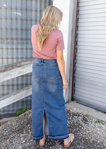 Mauve Small Town USA T-shirt Tops