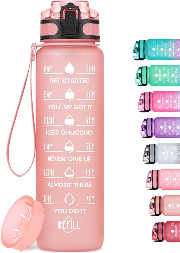 Motivational Water Bottle Home & Lifestyle Beauty Stash