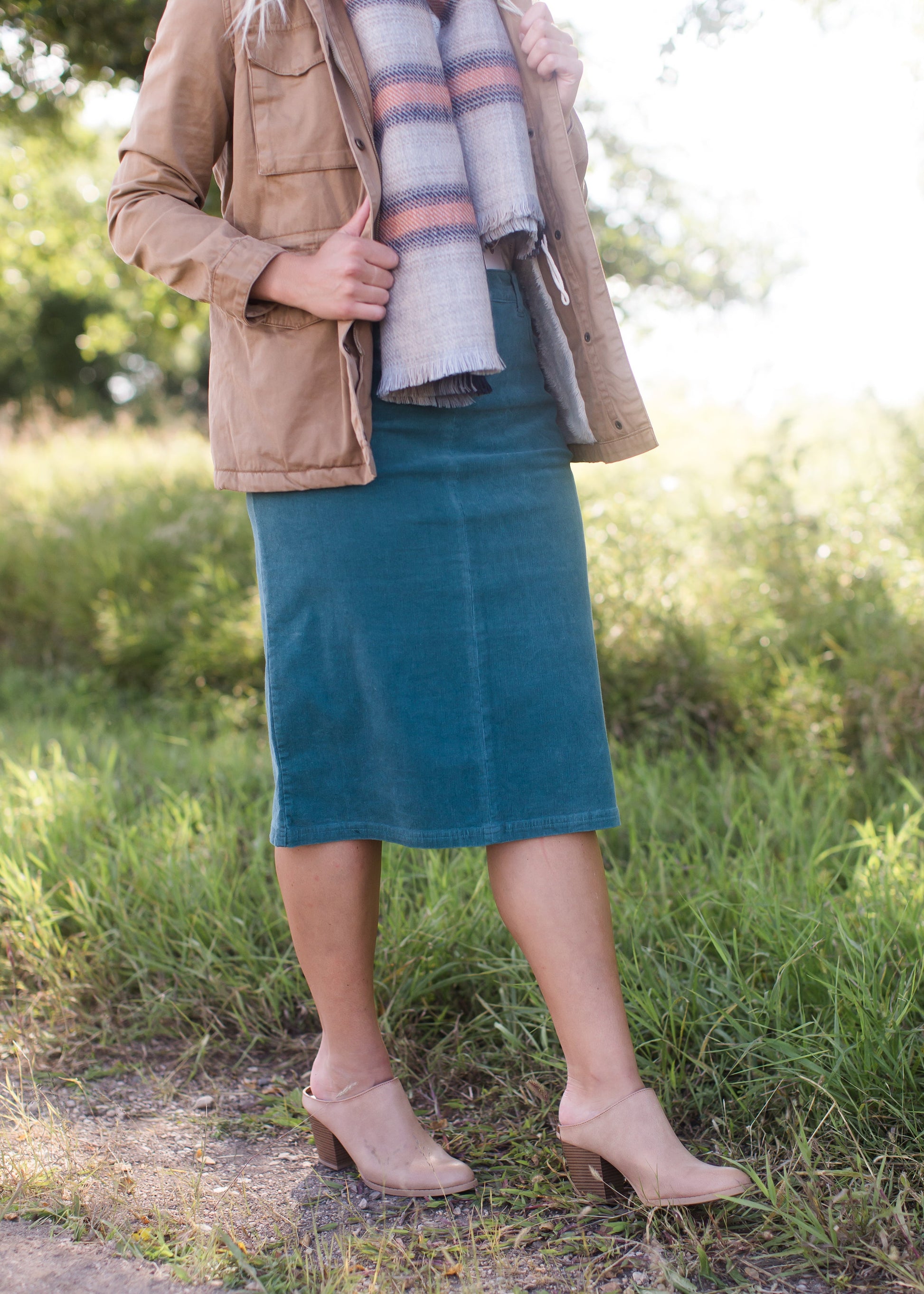 Mule Bootie with Block Heel