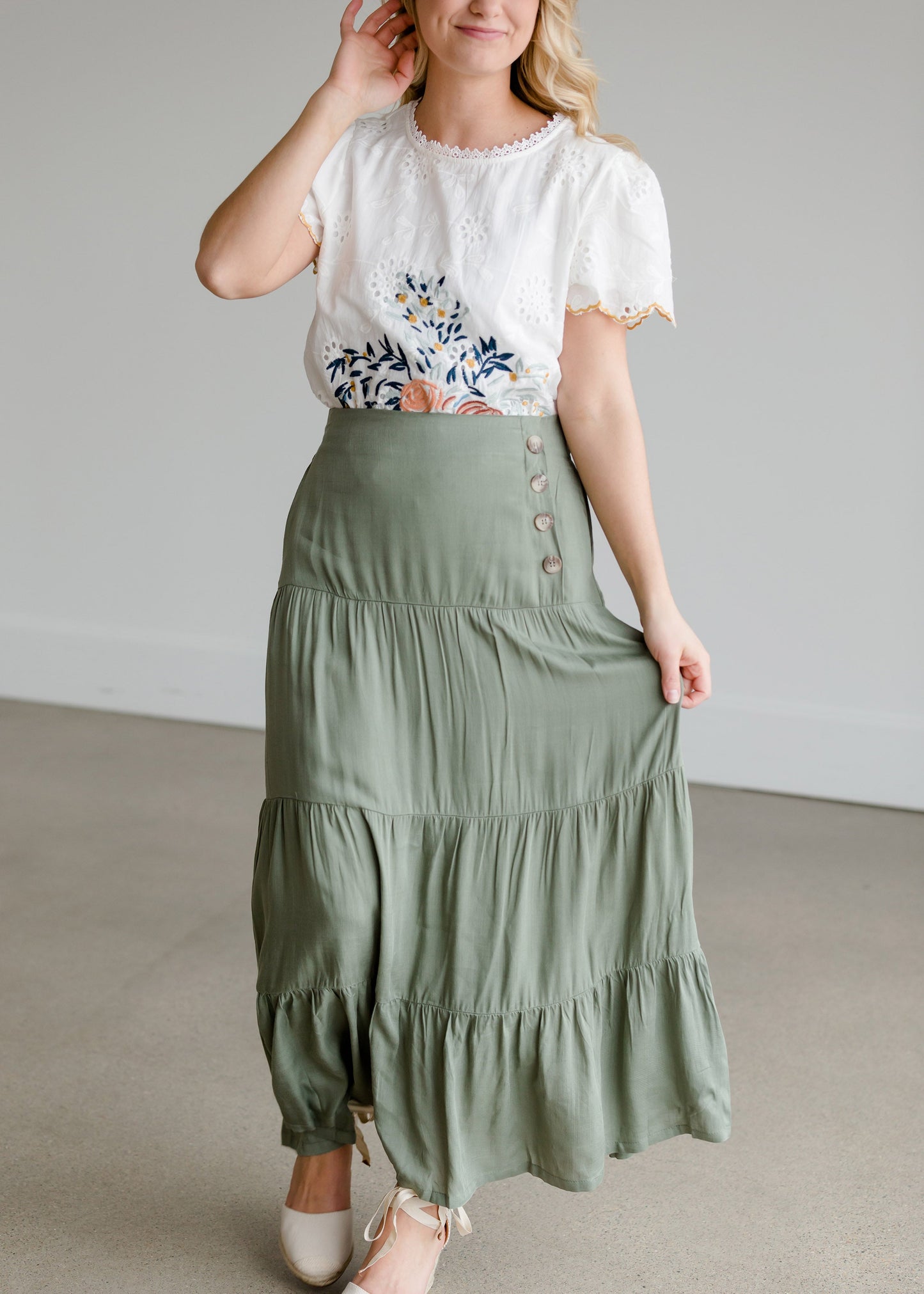 Multi Layer Maxi Skirt - FINAL SALE Skirts