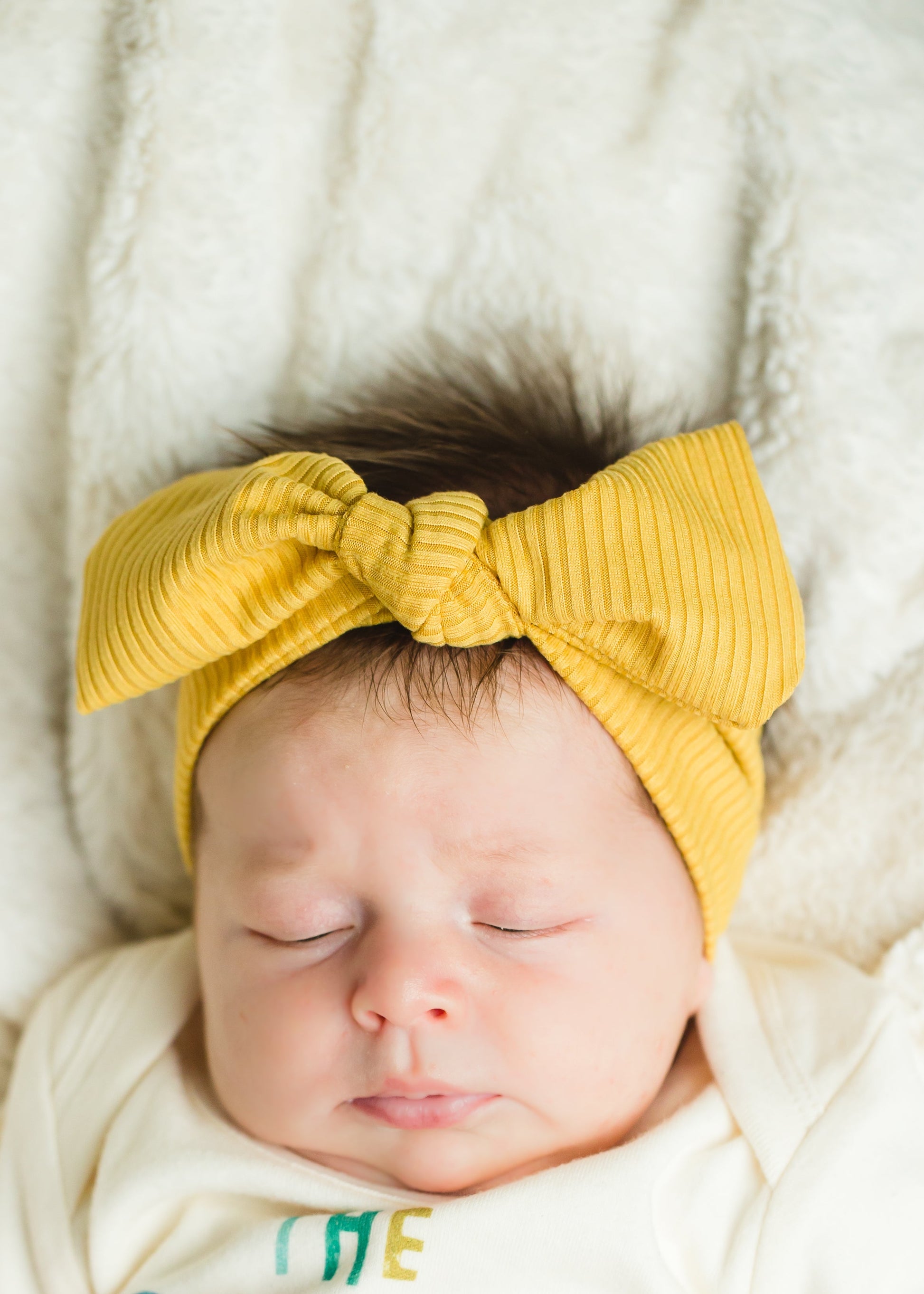 Mustard Ribbed Infant Headband - FINAL SALE Accessories