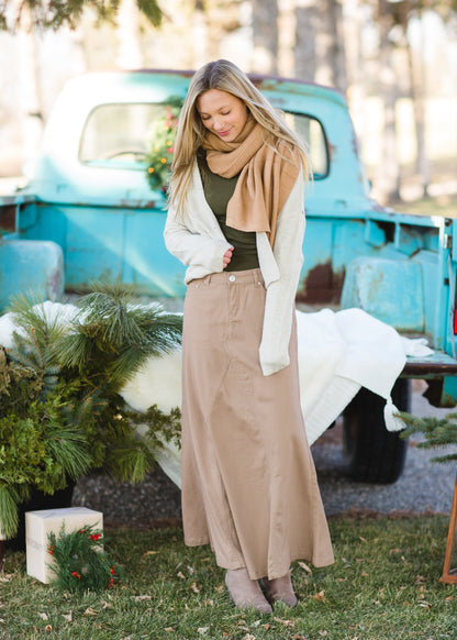 Olive Long Sleeve Turtleneck Sweater Shirt