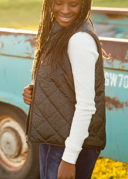 Olive Reversible Fenton Vest - FINAL SALE Tops