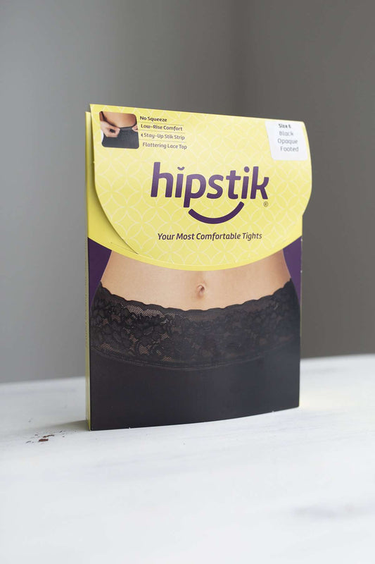 Black Hipstik brand opaque tights