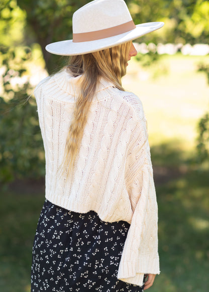 Sloan Knit Cream Short Sweater TopsSloan Knit Cream Short Sweater Top from BB Dakota by Steve Madden.