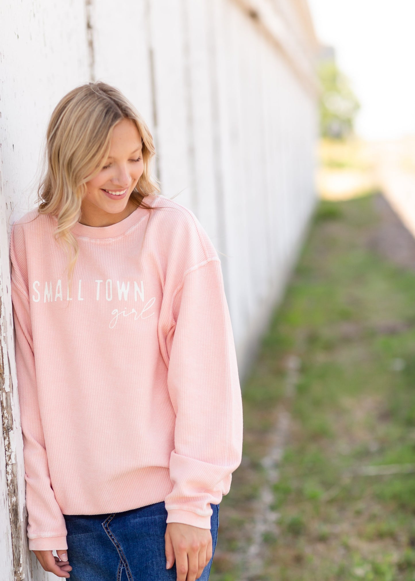 Small Town Girl Crewneck Sweatshirt Tops