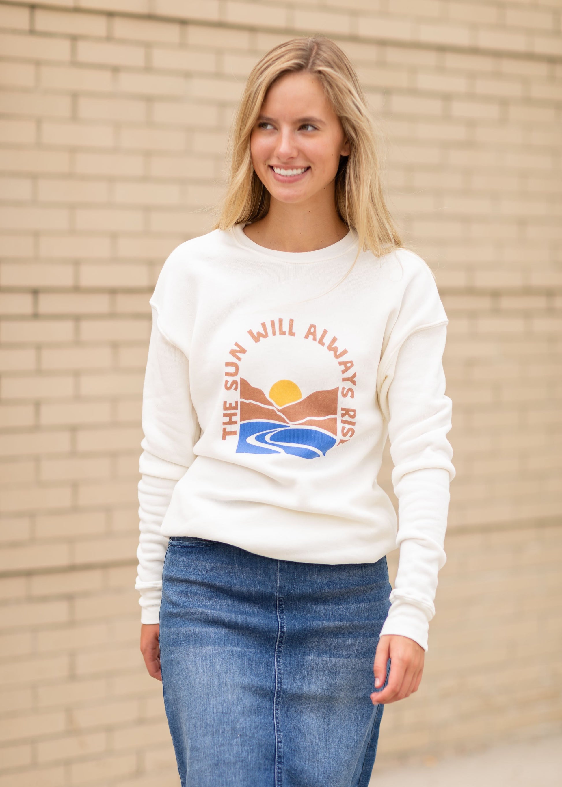 The Sun Will Always Rise Sweatshirt Tops