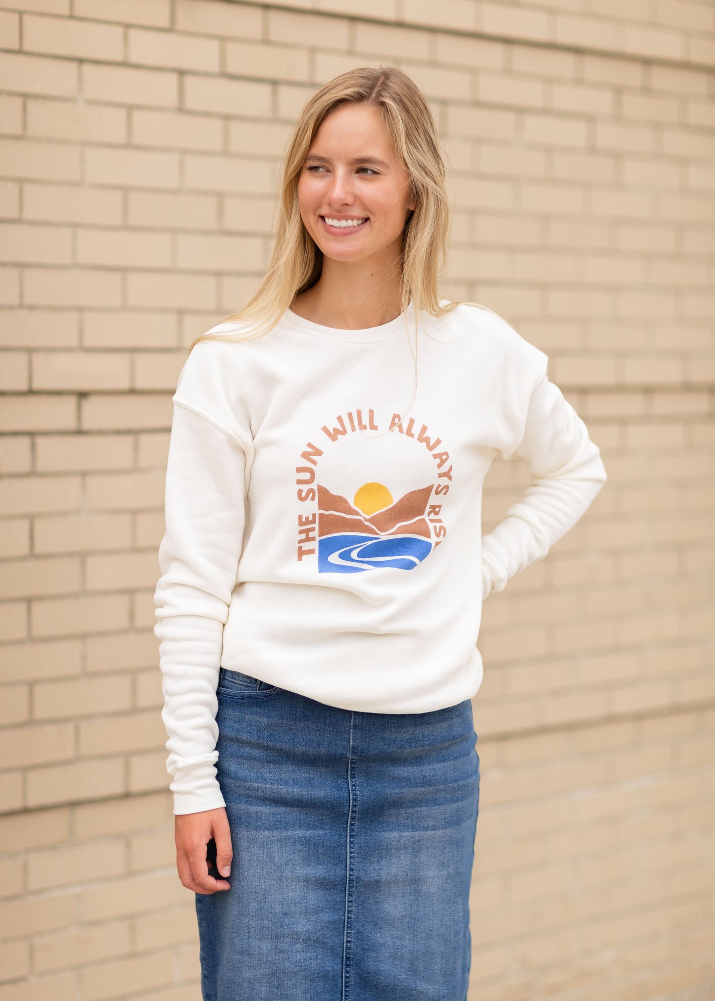 The Sun Will Always Rise Sweatshirt Tops