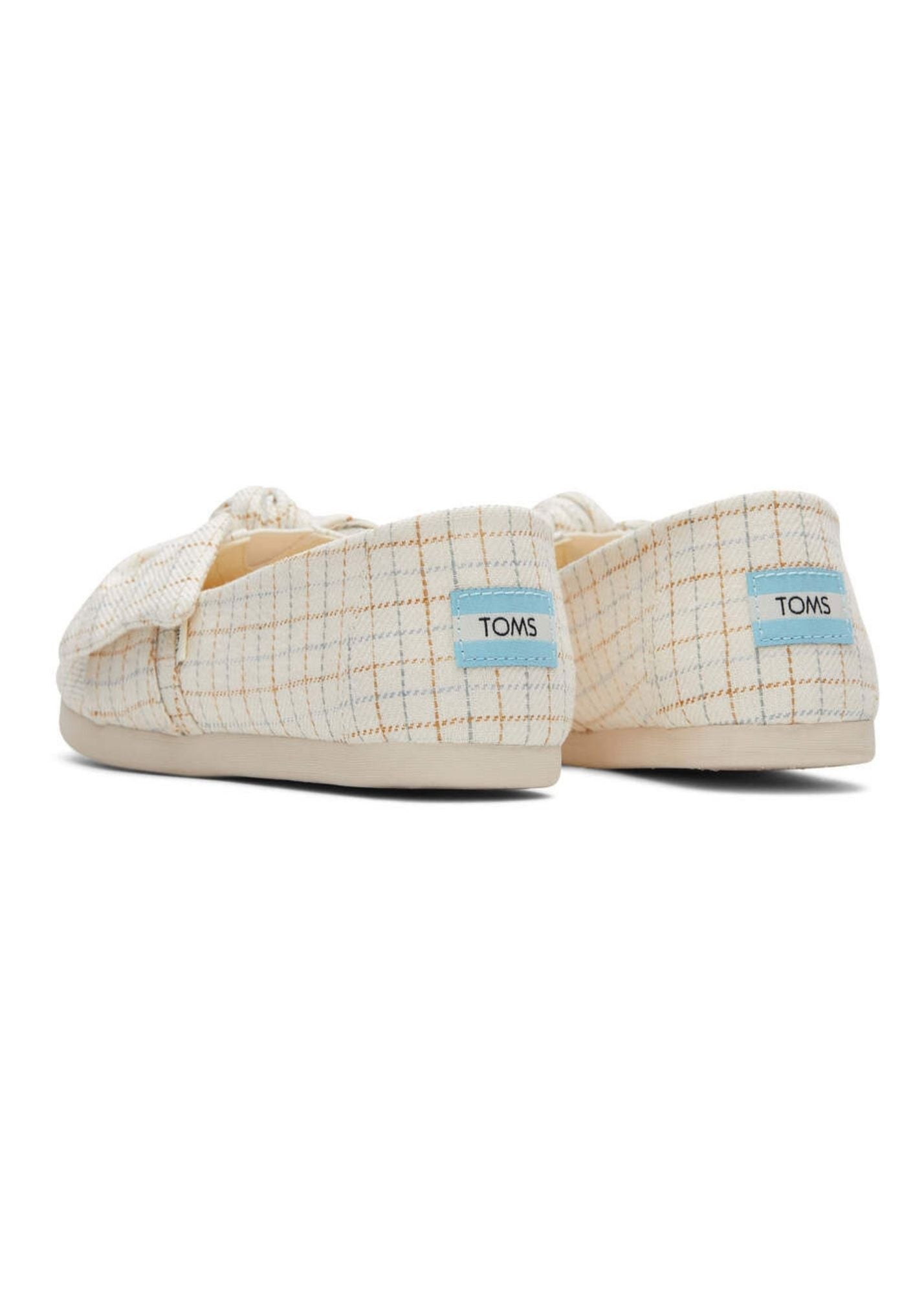 TOMS® Alpargata Checkered Bow Shoes TOMS