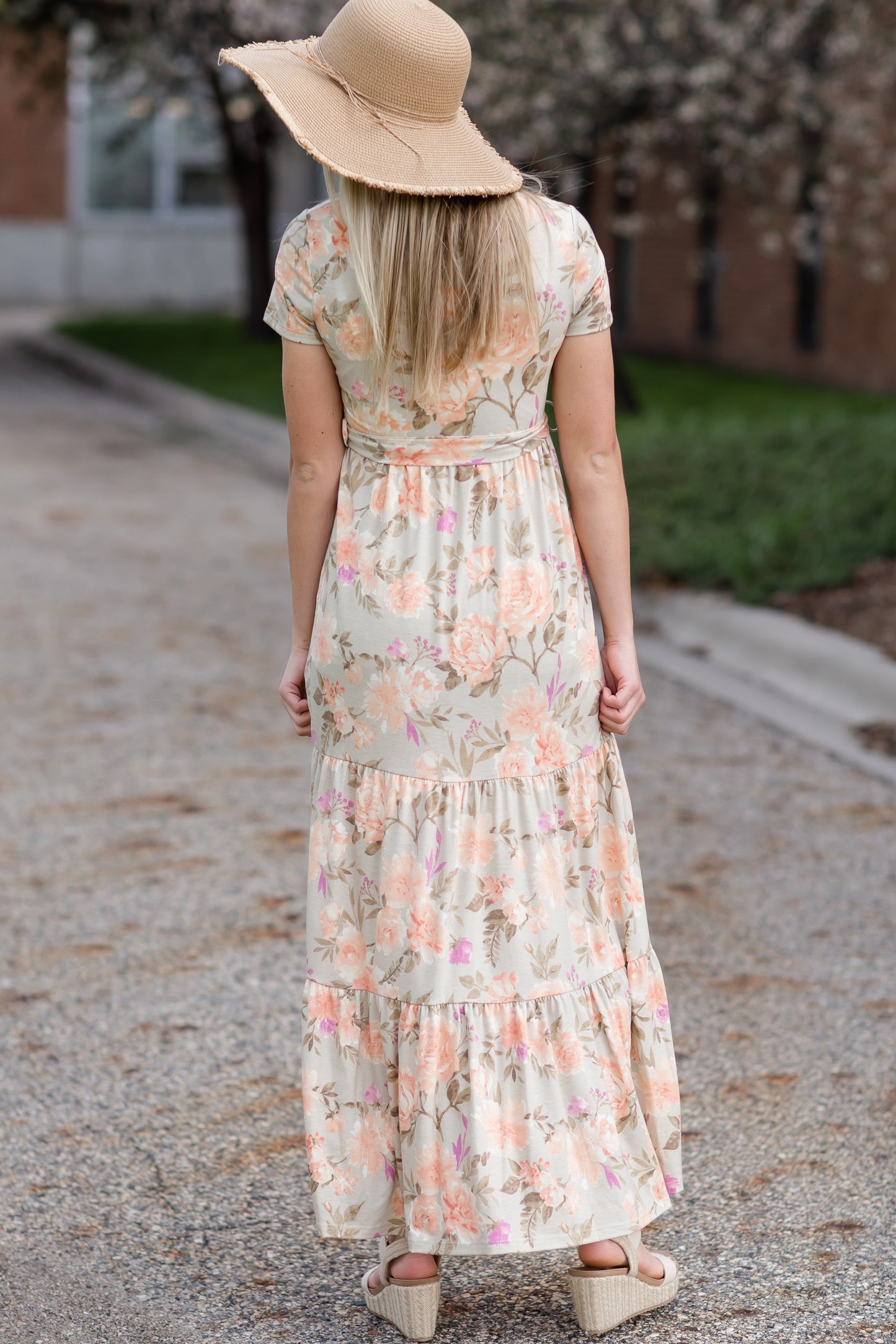 V-Neck Floral Maxi Dress - FINAL SALE Dresses