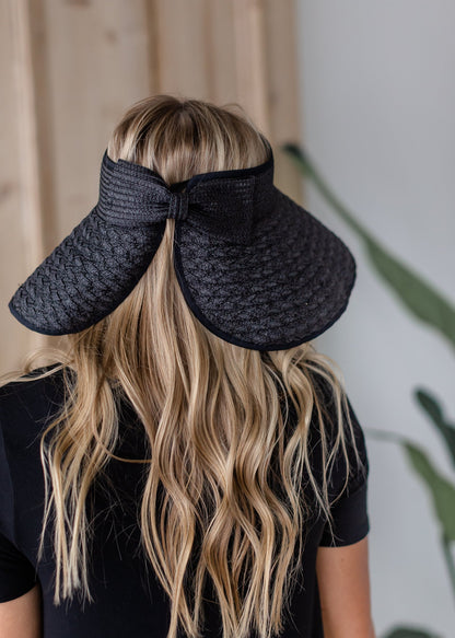 Wrap Around Bow Hat Accessories Fame Accessories Black