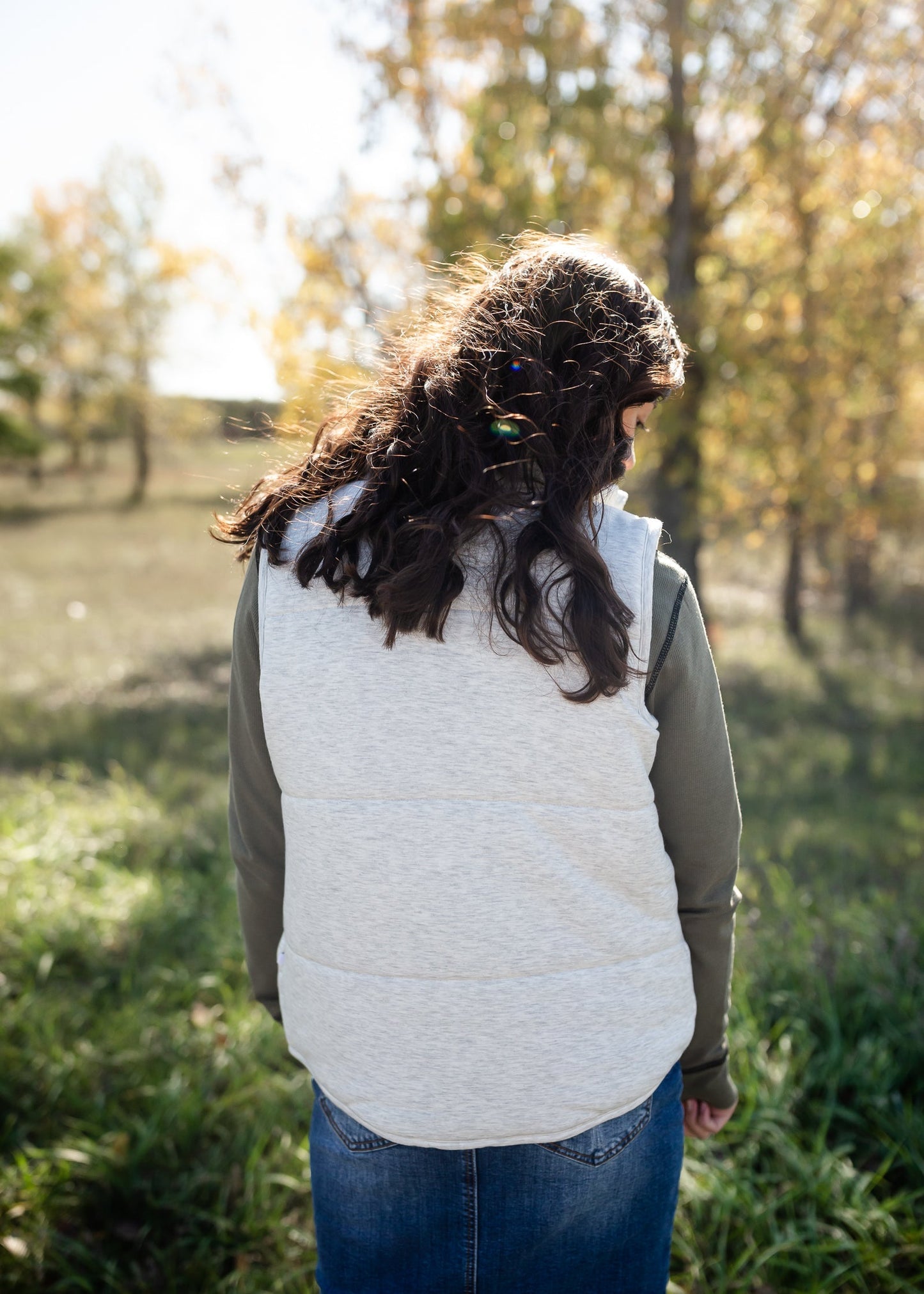 Zip Up Soft Quilted Pocket Vest - FINAL SALE Tops